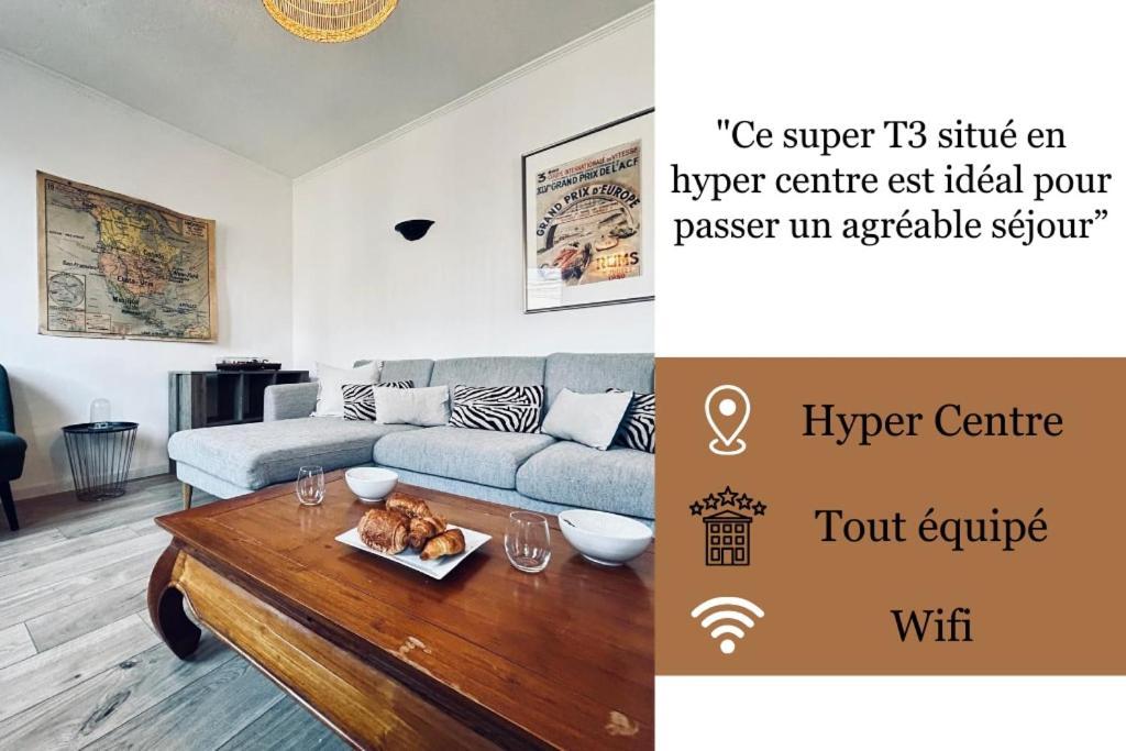 Bulle En Champagne T3 Hyper Centre Avec Balcon